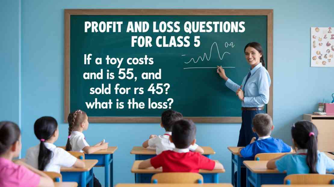 profit and loss questions for class 5