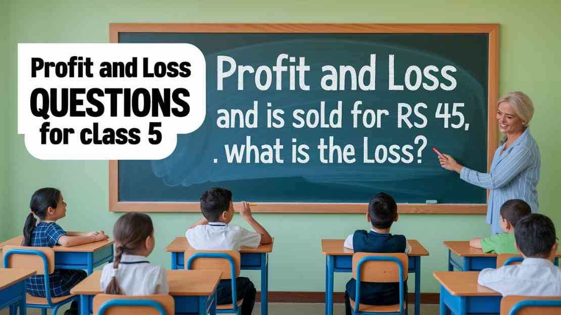 profit and loss questions for class 5